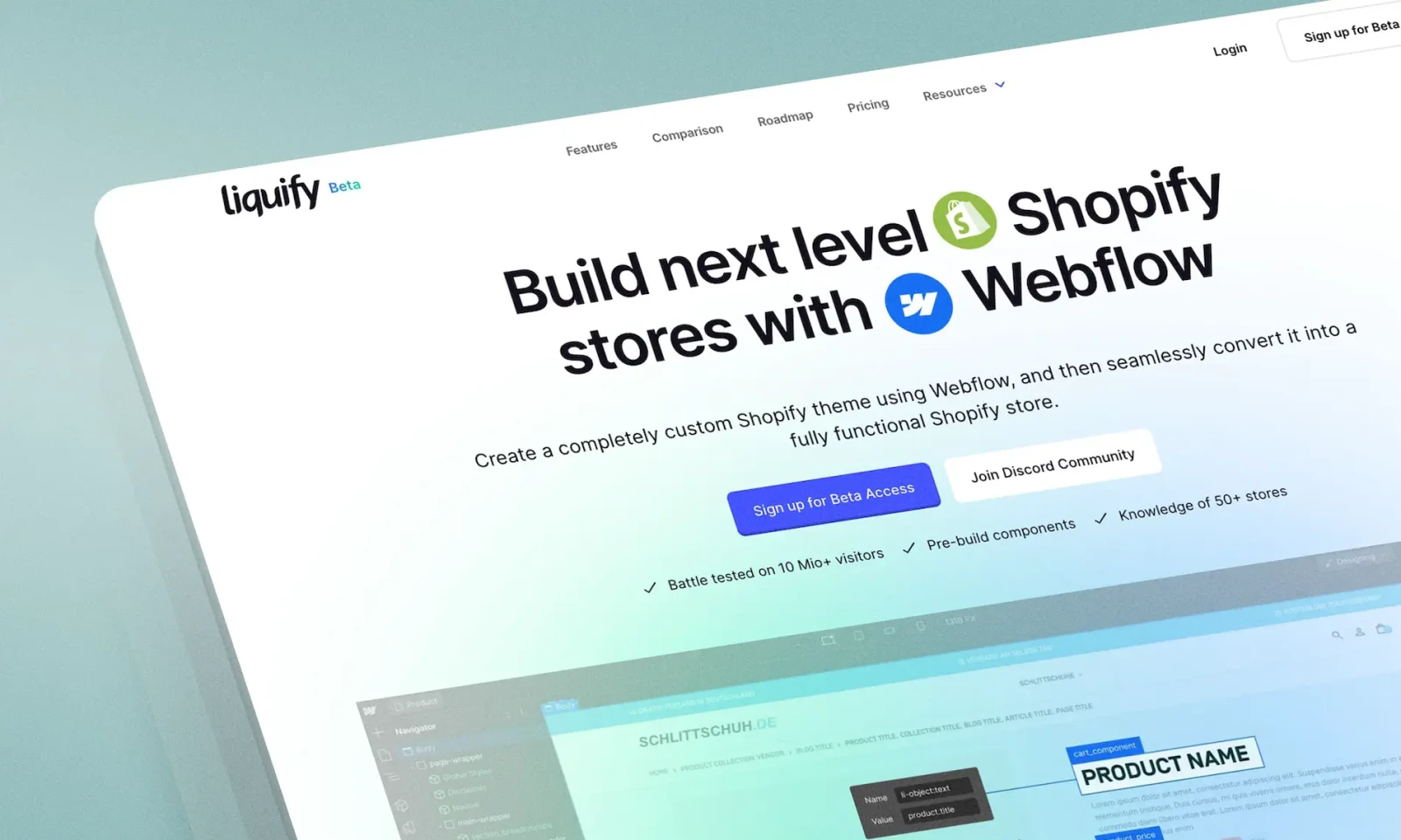 Liquify: Webflow to Shopify Converter