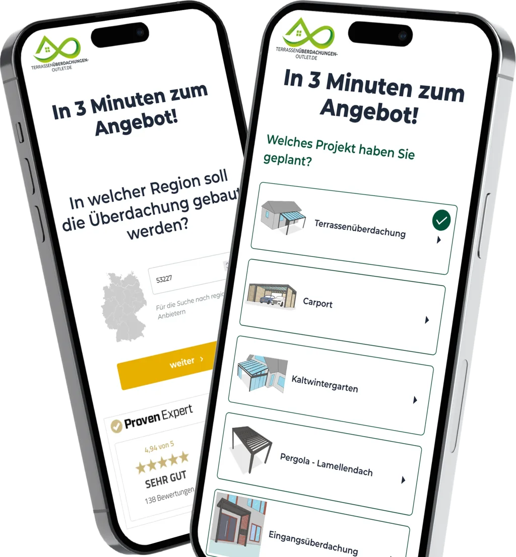 Microsite zur Leadgenerierung mit Produktkonfigurator.