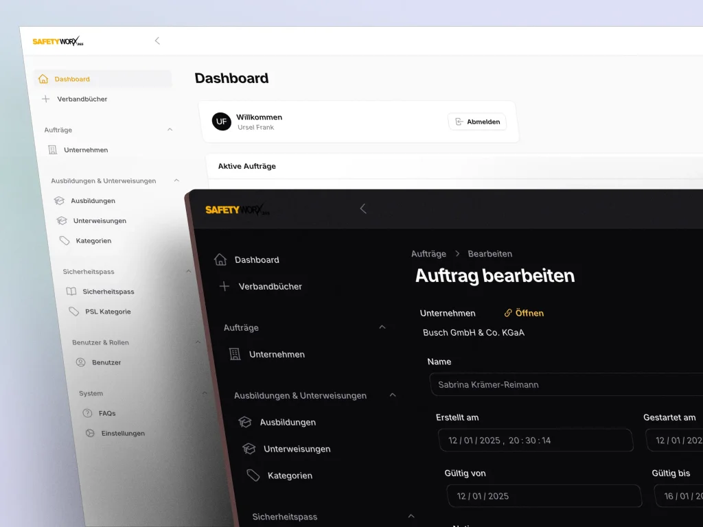 CRM für Sicherheitsunterweisungen.