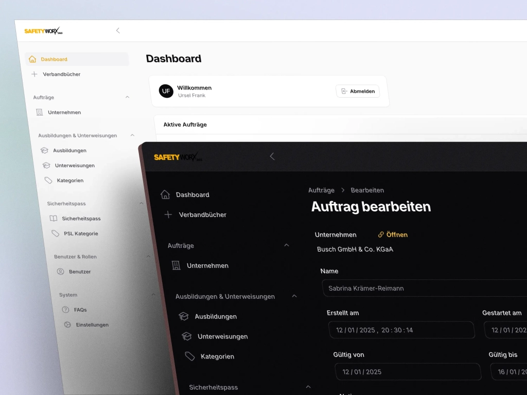 CRM für Sicherheitsunterweisungen.