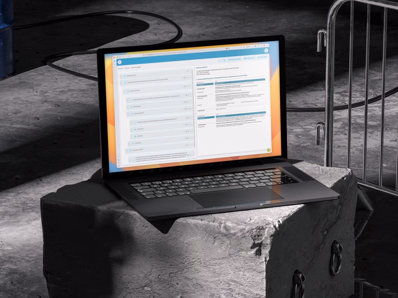 <p>PWA für SiGeKos: <u>Baustellenberichte mit versionierten Textbausteinen</u> und automatischer Gesetzesreferenz</p>
