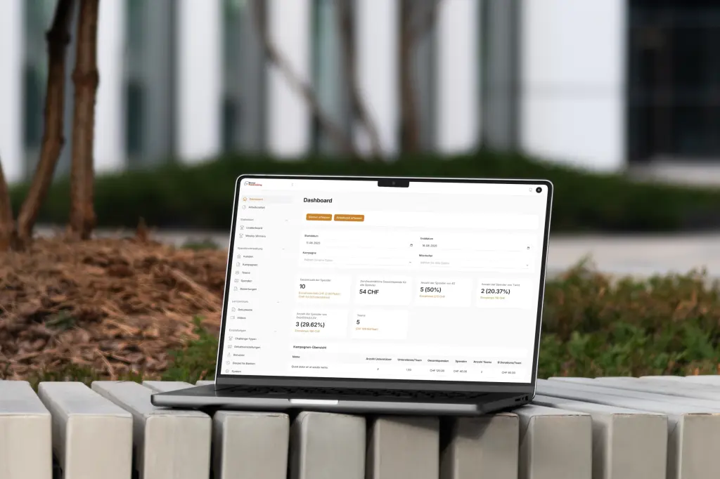 FilamentPHP CRM f&uuml;r Spendenverwaltung.