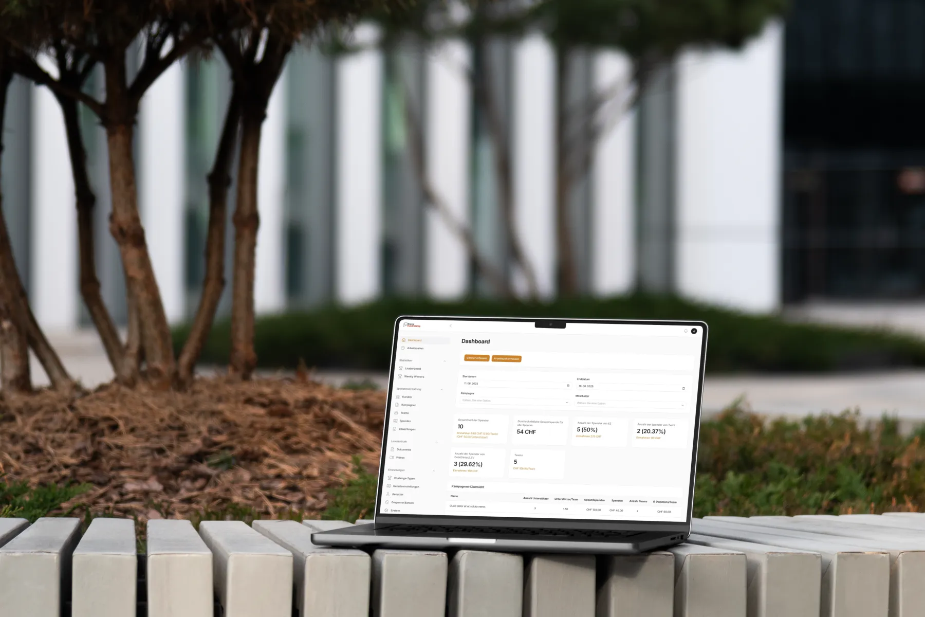 FilamentPHP CRM für Spendenverwaltung
