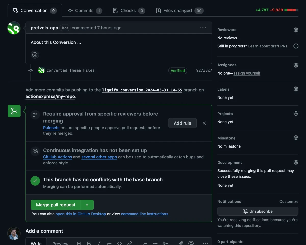 Github Pull Request