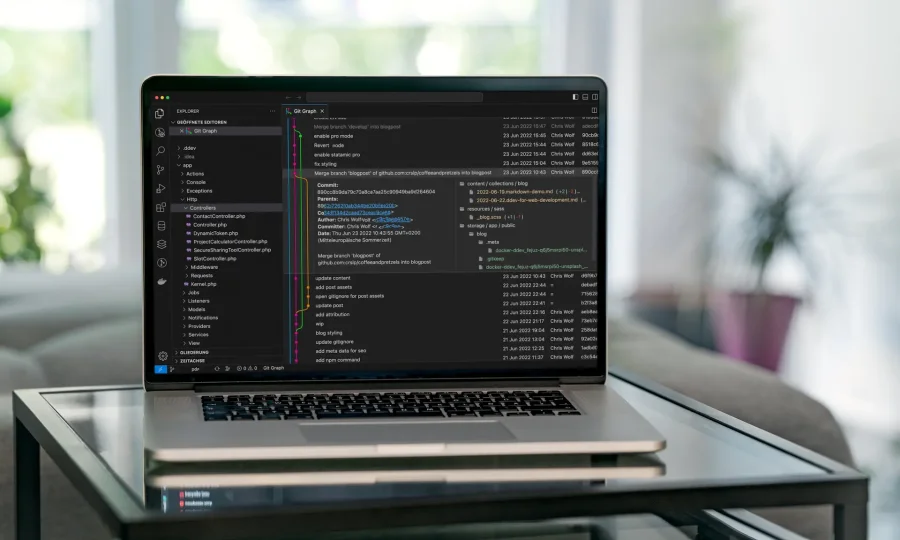 Macbook mit VSCode