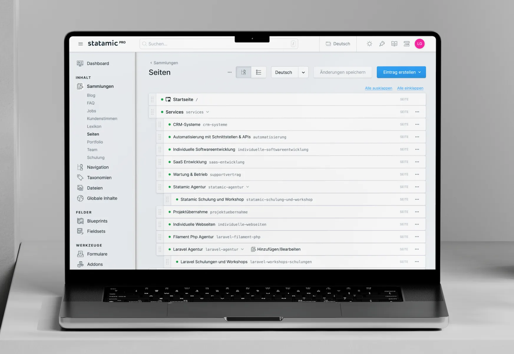 Statamic Controlpanel