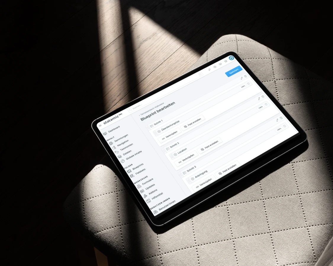 Statamic Multistep Form Designer