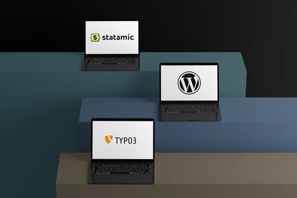 Statamic vs Wordpress vs TYPO3.