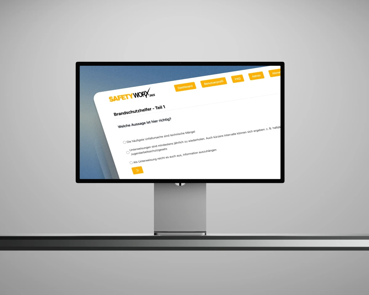 UVV unfallverhutungsvorschriften test modules
