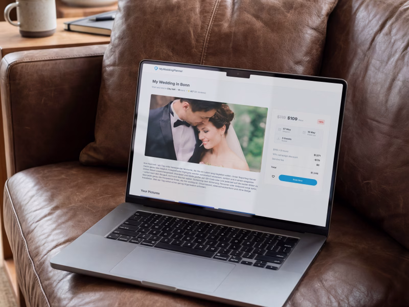 Wedding Photography Booking Platform