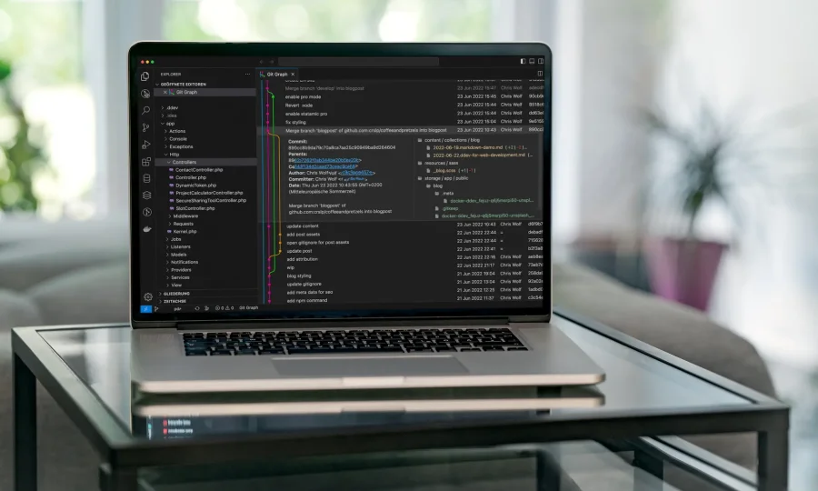 Macbook mit VSCode