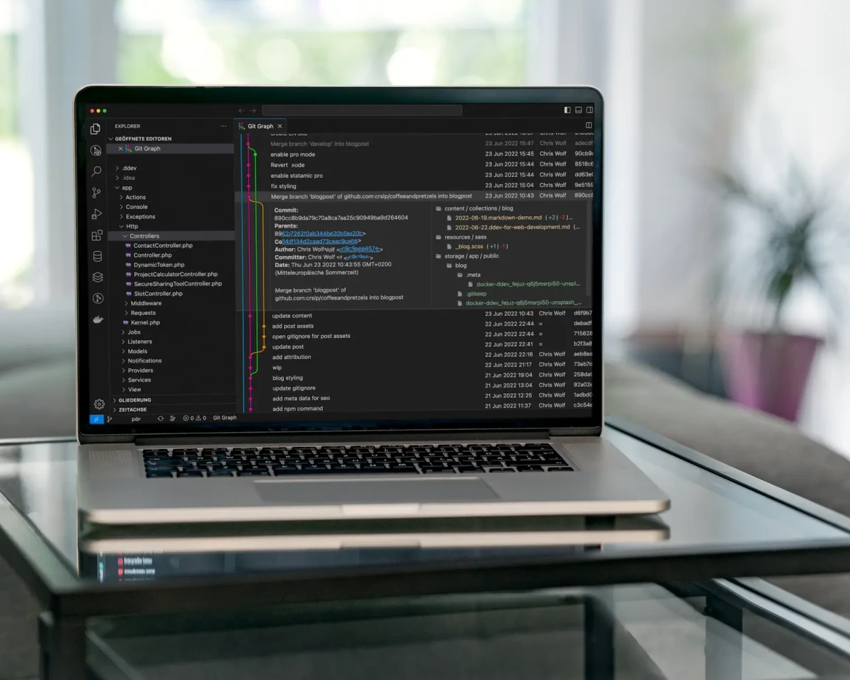 Macbook mit VSCode