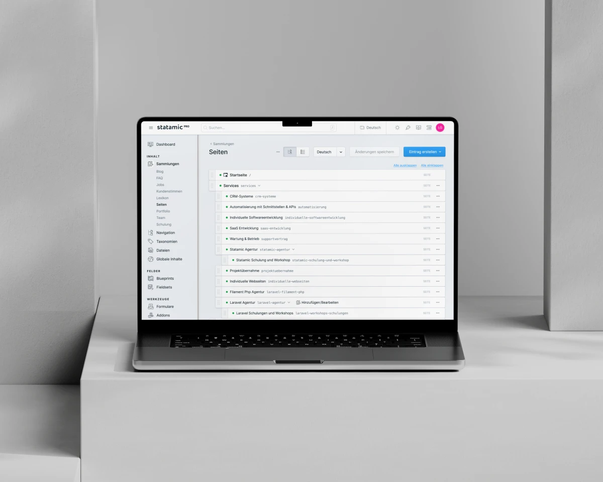 Statamic Controlpanel